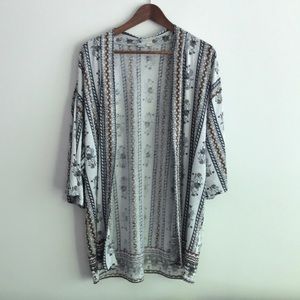 Kimono style overcoat